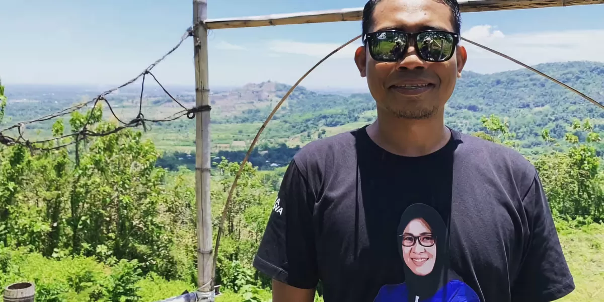 FOTO: Tampak Basri Kajang (BK) saat di Jungle Camp, Gowa. Polda Sulsel membantah kabar penangkapan BK. Kasus dugaan korupsi pengadaan seragam gratis di Gowa masih dalam tahap pemeriksaan. (Dok.fb@BK) 