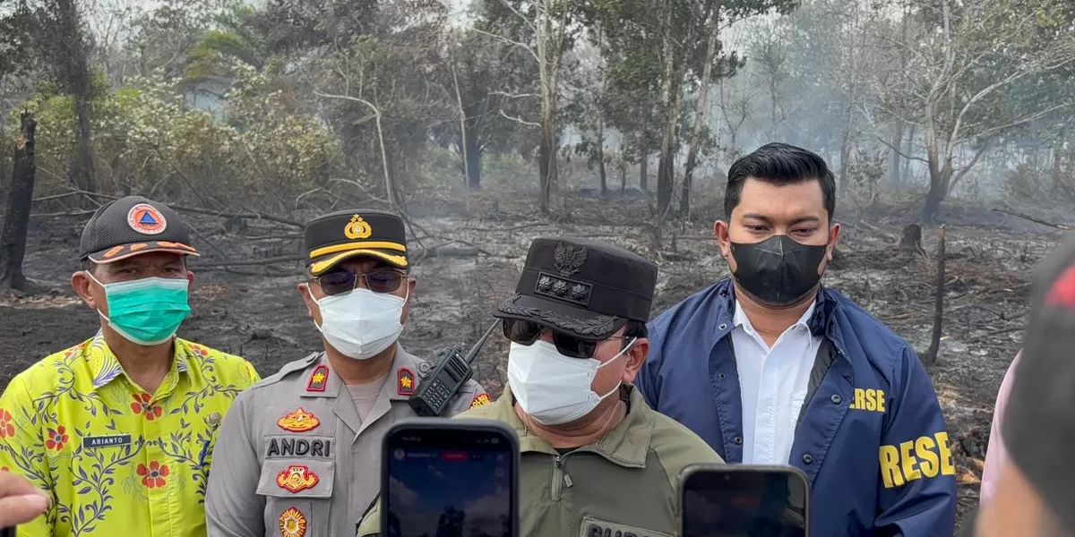 Tindak Tegas Pelanggar Lahan, Bupati Sujiwo Karhutla Bukan Persoalan Sepele!
