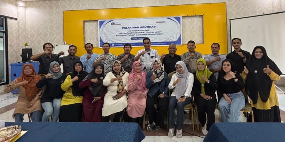 Perkumpulan Gemawan menyelenggarakan pelatihan advokasi bertema &ldquo;Advokasi Kolaboratif: Memperkuat JaPeDas Kabupaten Sambas