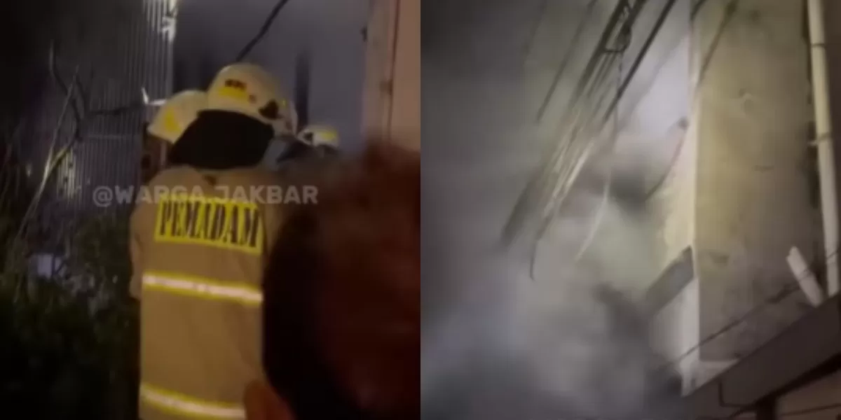 Menyoroti insiden kebakaran besar yang terjadi pada area rumah 1 keluarga di kawasan Tanjung Duren, Jakarta Barat, pada Jumat, 17 April 2026.  ((Instagram.com/@warga.jakbar))