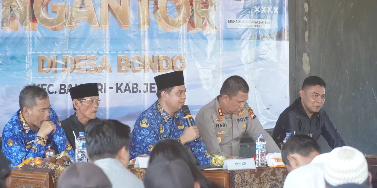 Bupati Jepara, Witiarso Utomo saat agenda Ngantor di Desa  Bondo yang terakhir, Rabu (20/5/2026). (Istimewa for Pantura Network)