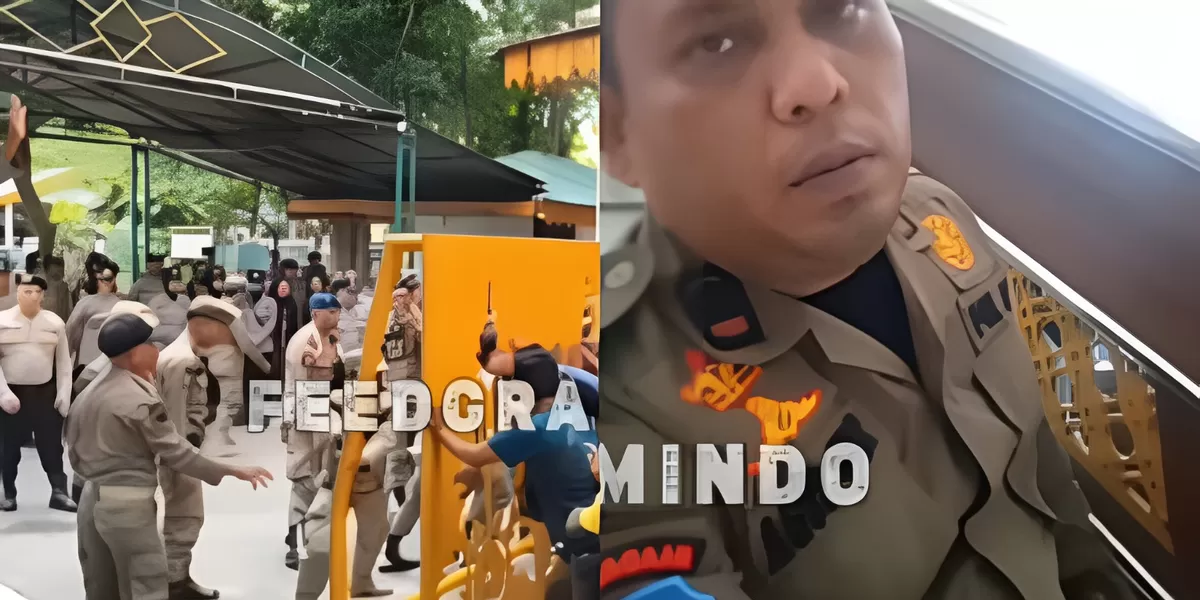 Menyoroti aksi demonstrasi yang diduga dilakukan korban banjir di Kantor Bupati Langkat, Sumatera Utara. (Instagram.com/@feedgramindo)