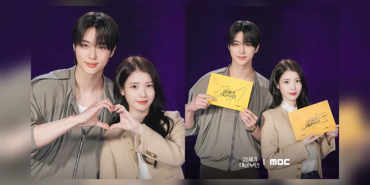 Foto Reading Dirilis, IU dan Byeon Woo Seok Siap Hadirkan Romansa Berkelas di Perfect Crown!