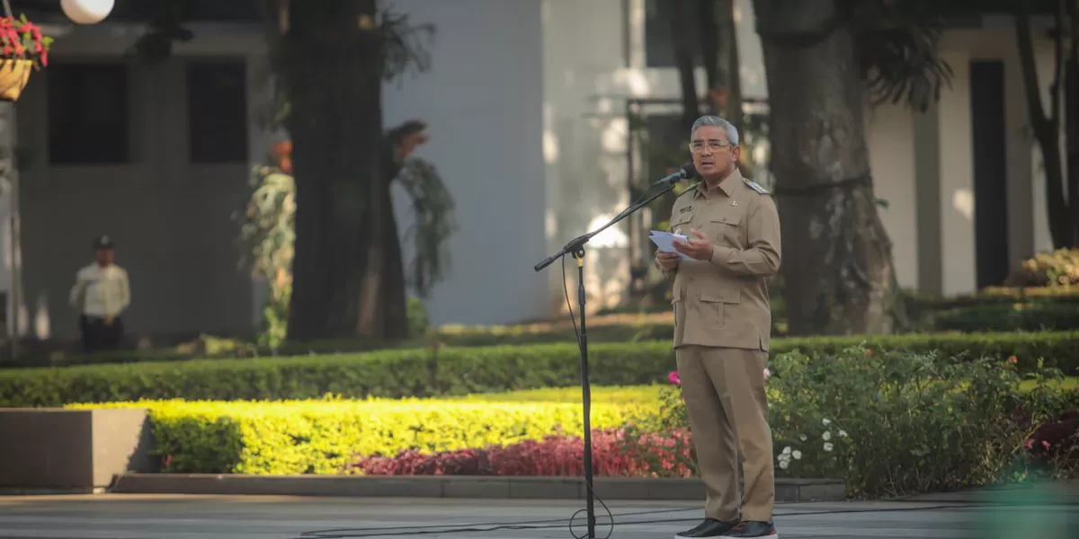 Wali Kota Bandung, Muhammad Farhan, mengungkapkan hasil evaluasi awal pelaksanaan work from home  (Foto: Humas Bandung)