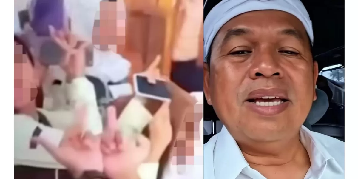 Sikap siswa SMAN 1 Purwakarta viral di media sosial usai dinilai tidak sopan dan tidak menghargai guru. (Instagram/dedimulyadi71)