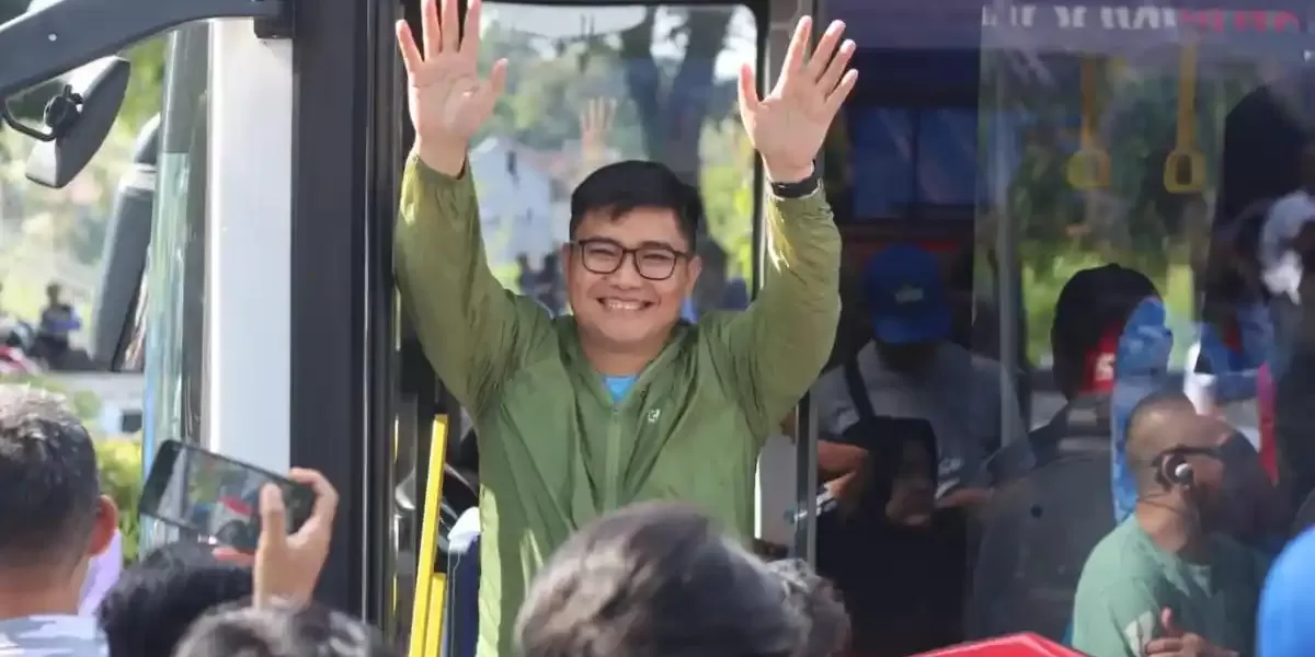 Sastra Winara Apresiasi Bus Listrik, Harap Jadi Transportasi Permanen. (DOK.PEMKAB BOGOR)