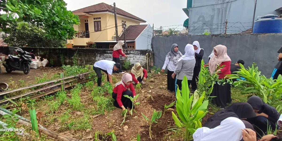  Pelaksanaan kegiatan Kokulikuler di SMPN 22 Depok. (ANDIKA EKA/RADAR DEPOK)