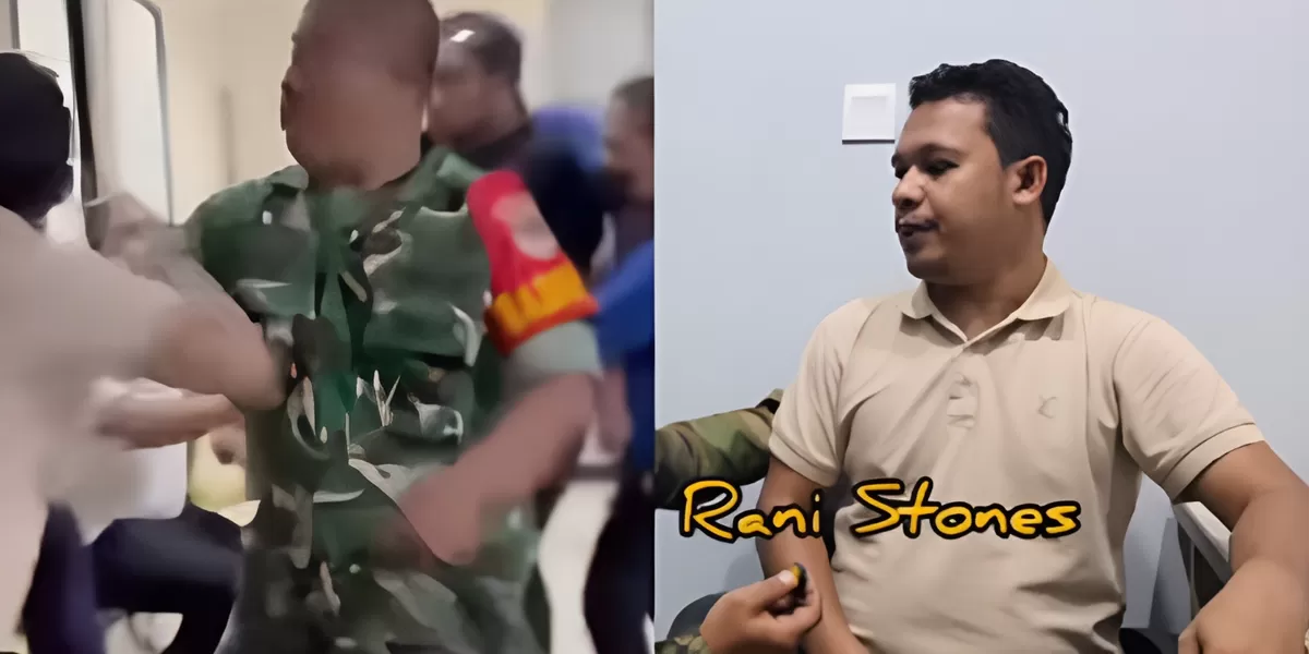 Menyoroti kasus pemukulan terhadap Waketum PSI, Ronald Sinaga alias Bro Ron di Kantor MPP kawasan Menteng, Jakarta Pusat (Instagram.com/@warungjurnalis)