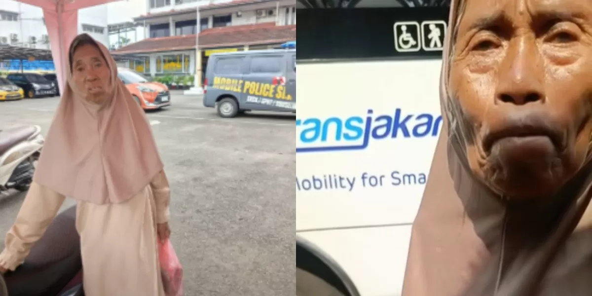 Insiden viral seorang nenek di Pasar Minggu, Jakarta Selatan yang diduga diabaikan polisi usai laporkan dirinya tersesat cari jalan pulang (Threads/@tiaraaswn)