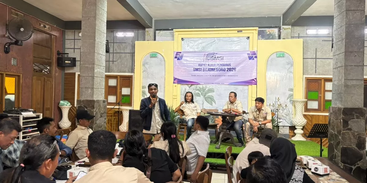 Rapat kerja SMSI Bojonegoro