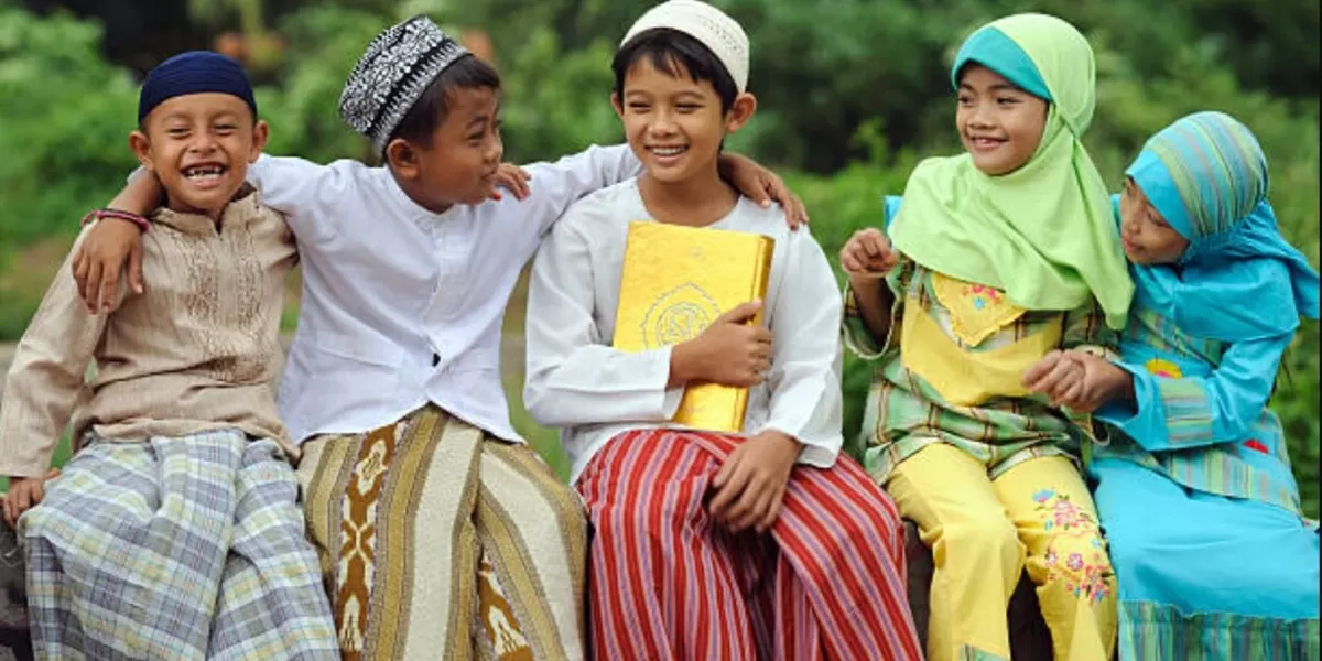 ilustrasi anak sekolah di bulan Ramadan (i stock)