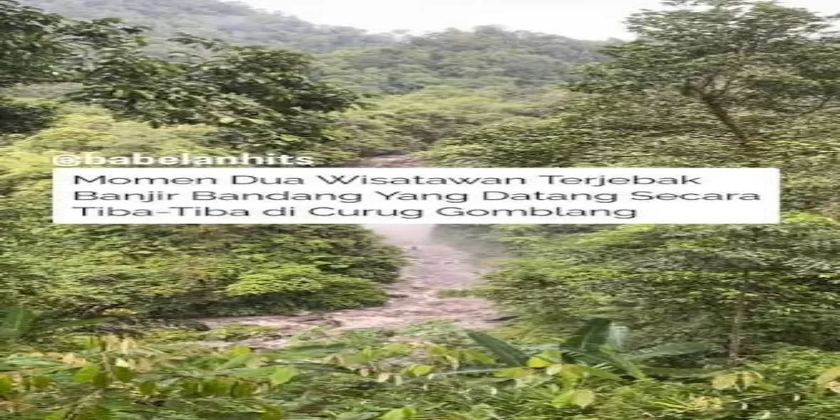 Video Viral Curug Gomblang Banyumas, Wisatawan Terjebak Banjir Sungai dan Alasan Diminta Tetap di Atas Batu (Wisatawan terjebak di Curug Gomblang, Banyumas saat tiba-tiba debit air meningkat. (TikTok/mld.filter))