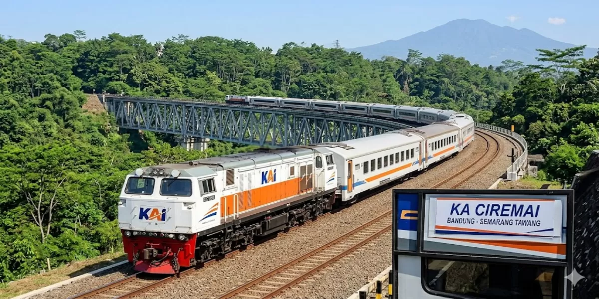 Info Jadwal Lengkap KA Ciremai Semarang Tawang &ndash; Pekalongan &ndash; Jatibarang &ndash; Purwakarta &ndash; Bandung Edisi 11-20 Mei 2026 (Ilustrasi gambar )