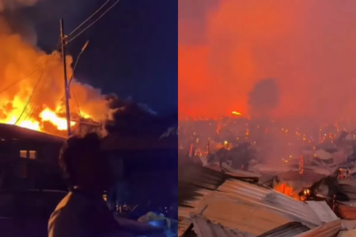 Kebakaran Hebat Hanguskan 1.000 Rumah Apung di Sandakan Malaysia: 9.007 Warga Terdampak, Kemlu Pantau Kondisi WNI