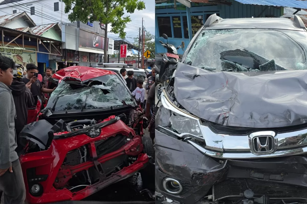 Toyota Raize Tabrak Tiga Mobil di Palu, Satu Tewas - Jurnal News