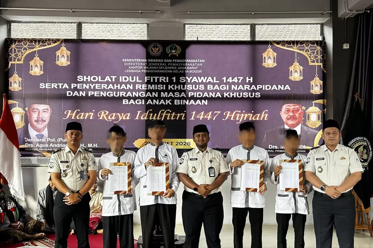 Berkah Ramadan! 584 Napi Lapas Paledang Terima Remisi Lebaran, 5  Diantaranya Langsung Bebas - Metropolitan