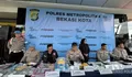 Polrestro Bekasi Kota Ringkus Residivis Narkoba Bersenpi Rakitan
