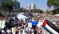 Ribuan Massa Demo Bela Palestina di Depan Kedubes AS