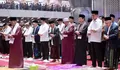 Presiden Jokowi dan Wapres Salat Idulfitri 1445 Hijriah di Masjid Istiqlal