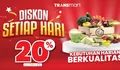 Transmart Rayakan Desember dengan Diskon Harian 20% untuk Semua Pengunjung!