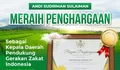 Baznas Apresiasi Gubernur Sulsel Lewat Anugerah Kepala Daerah Pendukung Gerakan Zakat