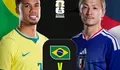 Head to Head Brasil vs Jepang Jelang Babak 32 Besar Piala Dunia 2026: Samurai Biru Punya Modal Kemenangan Dramatis atas Selecao