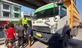 Viral disosial media truk kontainer dikawasan Tanjung Priok melawan arah diduga mau masuk petikemas