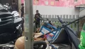Kecelakaan Beruntun di Setiabudi Bandung, Mobil Fortuner Seruduk Gerobak Mie Ayam, Brio dan Motor Ojol 