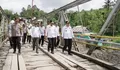 Sangat Dinanti Masyarakat Nias Barat, Pj Gubernur Sumut Minta  Kontraktor Selesaikan Jembatan Idano Noyo Lebih Cepat