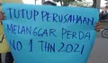 8 Perusahaan ini Sebabkan Polusi Udara, Massa Demo Kantor Bupati Deli Serdang, Tak Satu pun Pejabat yang Nongol