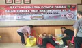 Sambut HUT Bhayangkara Polres Taput Kumpulkan 84 Kantong Darah