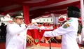 Upacara Pengibaran Bendera Merah Putih Peringati HUT RI ke-79 di Kabupaten Tapsel Khidmad