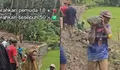 Viral TMMD di Karangmoncol Purbalingga, Para Sesepuh Ikut Gotong Royong Bangun Jalan