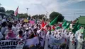 Ribuan Massa Aksi Batang Hari Peduli Palestina Laksanakan Shalat Gaib 