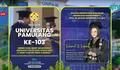 Universitas Pamulang Gelar Wisuda ke-103 Sekaligus Pengukuhan Guru Besar Bidang Hukum Perdata
