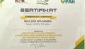 MA DDI Masamba Raih Sertifikat Integritas Pendidikan dari KPK-RI 2023