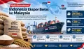 Kado Kemerdekaan, Indonesia Ekspor Beras ke Malaysia