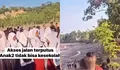 Akses Jalan Belum Pulih Pascabanjir Aceh Utara, Puluhan Anak di Riseh Tunong Kesulitan Berangkat Sekolah