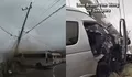 Viral Rekaman CCTV saat Hiace Alami Rem Blong di Jalur Bromo, Melaju Tanpa Kendali di Jalan Turun dan Menikung