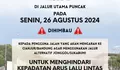 Perhatian! Pengguna Jalan Diimbau Gunakan Jalur Alternatif saat Penertiban PKL Puncak Tahap Dua