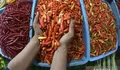 Nataru makin dekat,  harga cabai rawit merah melonjak Rp 90.000 per kilogram, begini situasi di pasar tradisional
