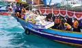 Lomban Dilarung Pada Puncak Syawalan di Kota Jepara, Nelayan Berharap Tangkapan Ikan Melimpah Ruah