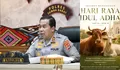 Polda NTT dan  Polres Jajaran Salurkan 115 Hewan Kurban untuk Warga di Iduladha 1447 H
