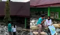 Sekolah Rusak Diterjang Banjir, Bocah Agam Sumbar Tetap Simpan Harapan Bisa Belajar Kembali