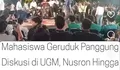Diskusi Yang Menghadirkan Budiman Sudjatmiko di UGM Terhenti Setelah Digeruduk Mahasiswa