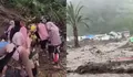 Hujan Deras Terus Guyur Desa Serang Purbalingga, Jalan Warga Mengalir Seperti Sungai