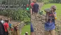 Viral TMMD di Desa Karangmoncol Purbalingga, Sesepuh Turun Bangun Jalan Bikin Salut Warganet