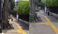 Viral Guiding Block Berkelok di Cikini, Tunanetra Kebingungan hingga Keluar Jalur di Trotoar