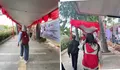 Stasiun Karet Ditutup, Tenda di Selasar BNI City Bikin Warganet Bertanya-tanya
