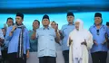 Prabowo dan Relawan Nderek Guru Habib Luthfi Bershalawat Bersama di Serang